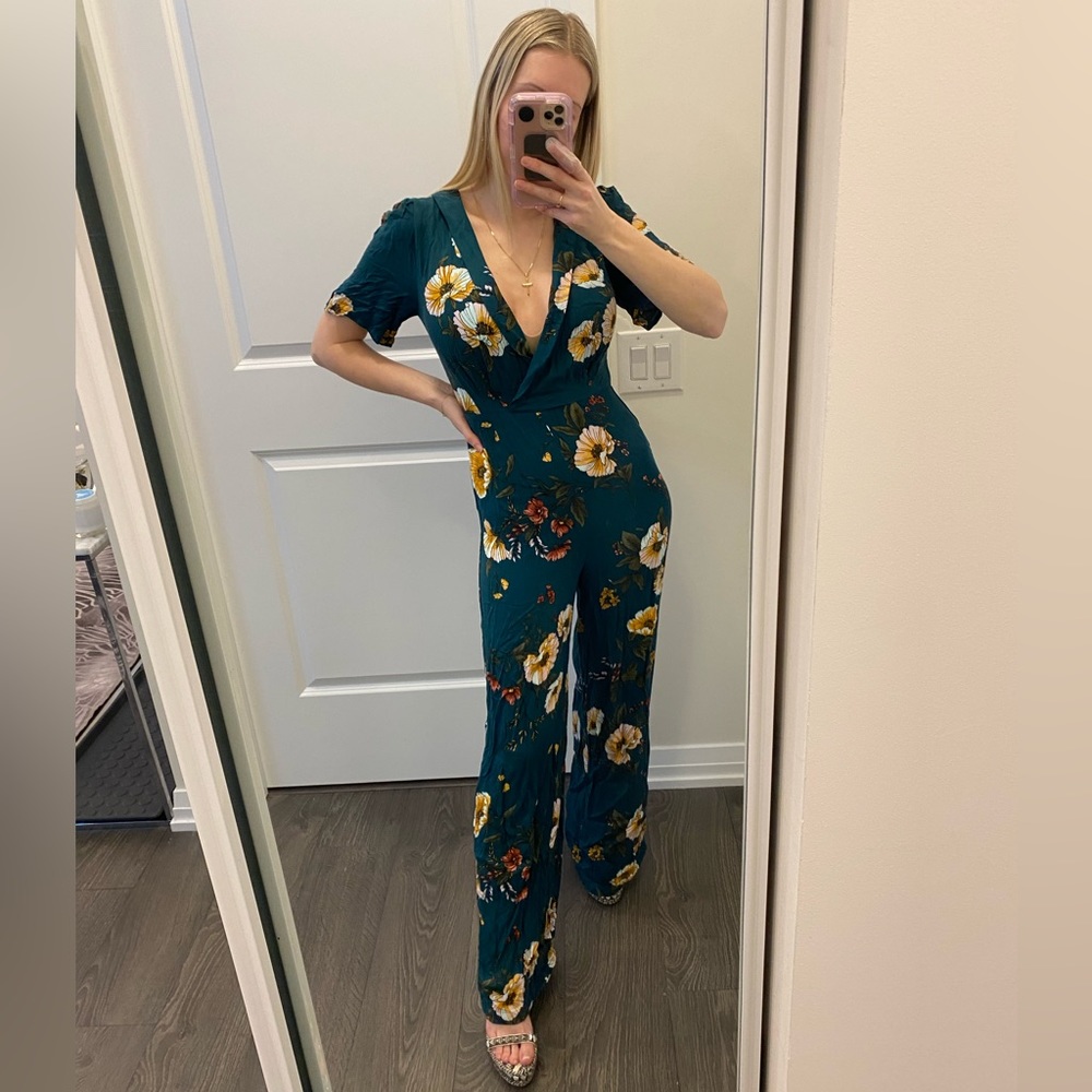 Forever 21 groovy hippy jumpsuit
